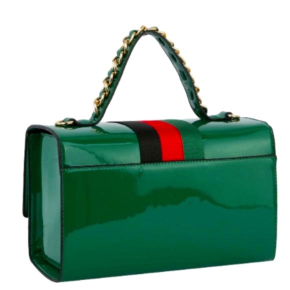 SALE!- Large Green Duxbury Handbag Set - Picture 4 of 5